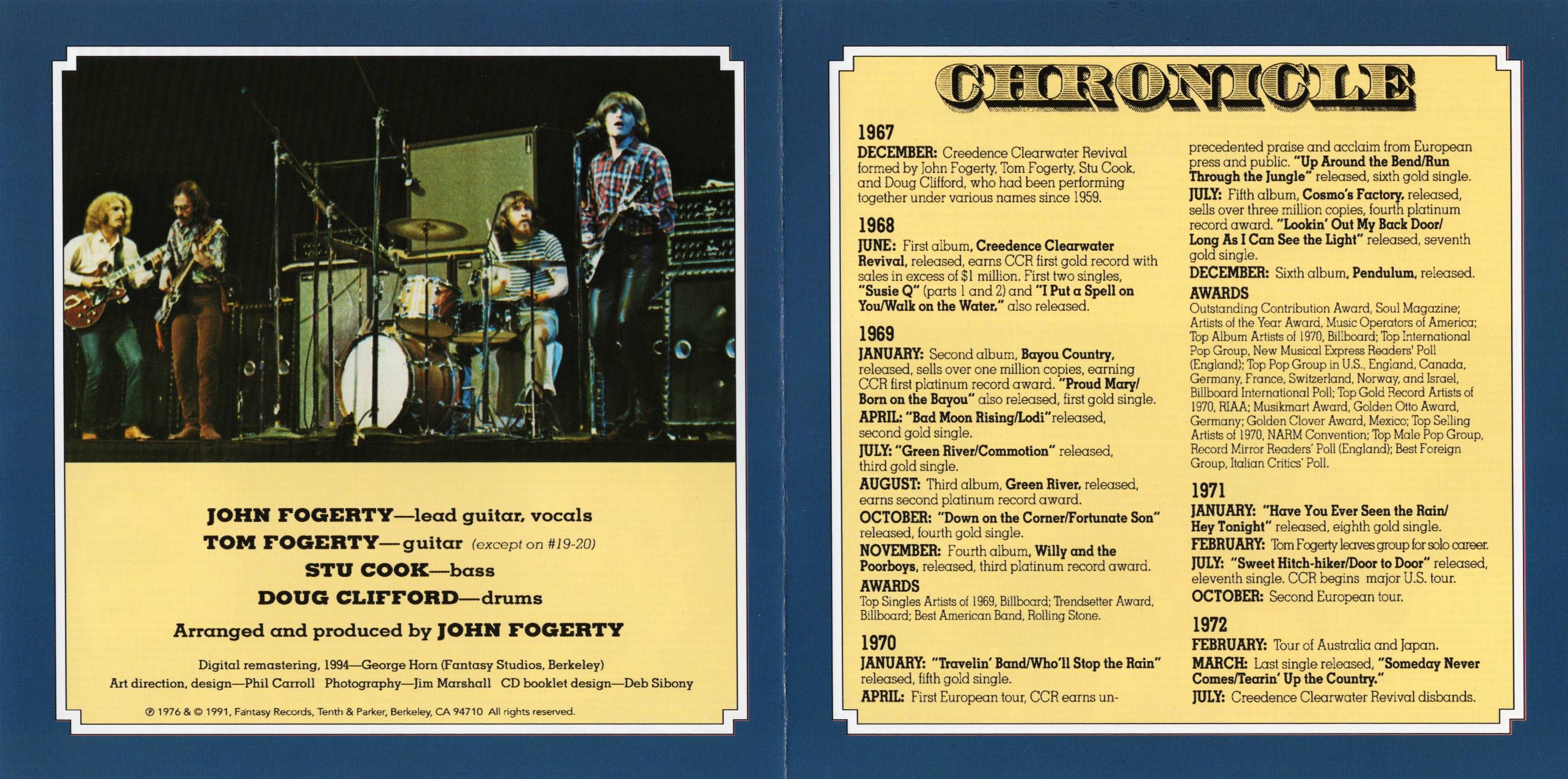 Creedence Clearwater Revival Chronicle The 20 Greatest Hits [booklet rus]